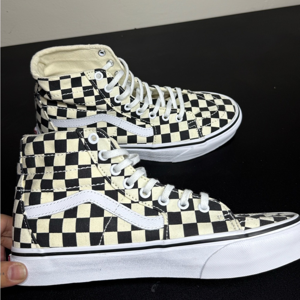 Vans Black and White Checkered SK8-Hi